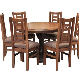 Comedor 6 sillas mesa redonda